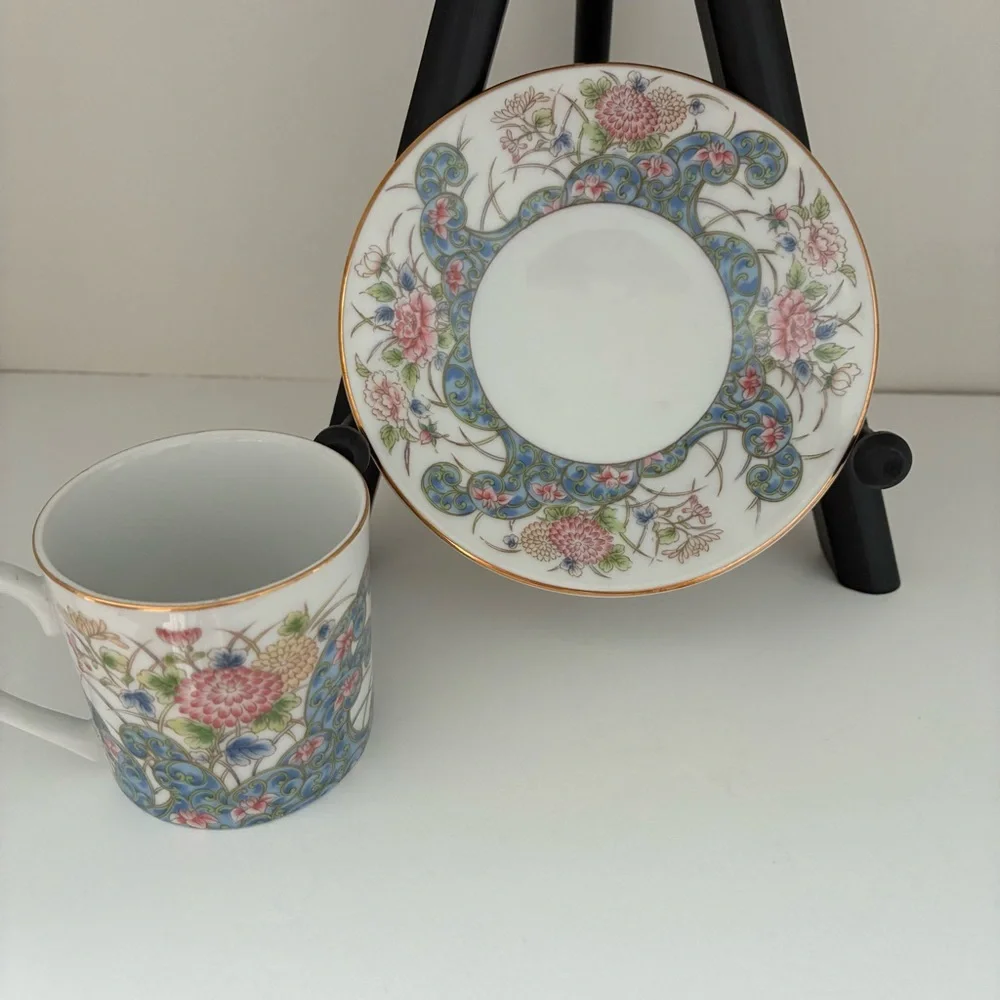 NWT Vintage Laudel for Macy’s Porcelain Made in Japan Demitasse Tea Cup/Saucer